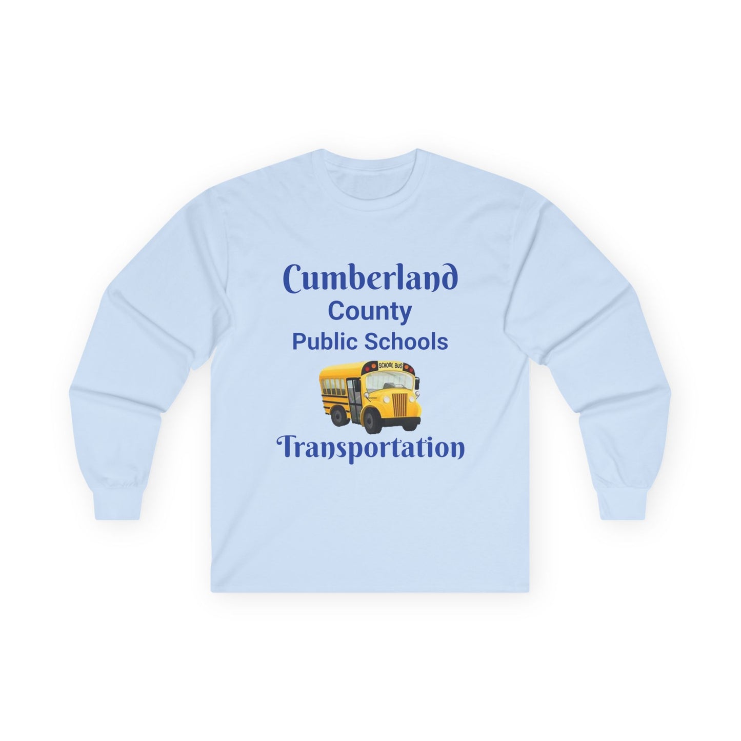 School Bus Transportation Long Sleeve Tee — Cumberland County Public Schools