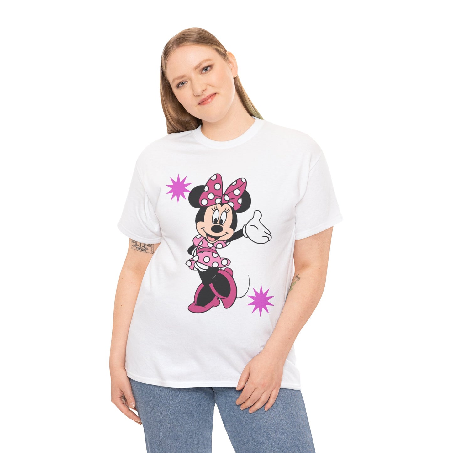 Minnie Mouse Pink Polka Dot Graphic Tee