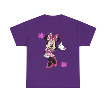Minnie Mouse Pink Polka Dot Graphic Tee