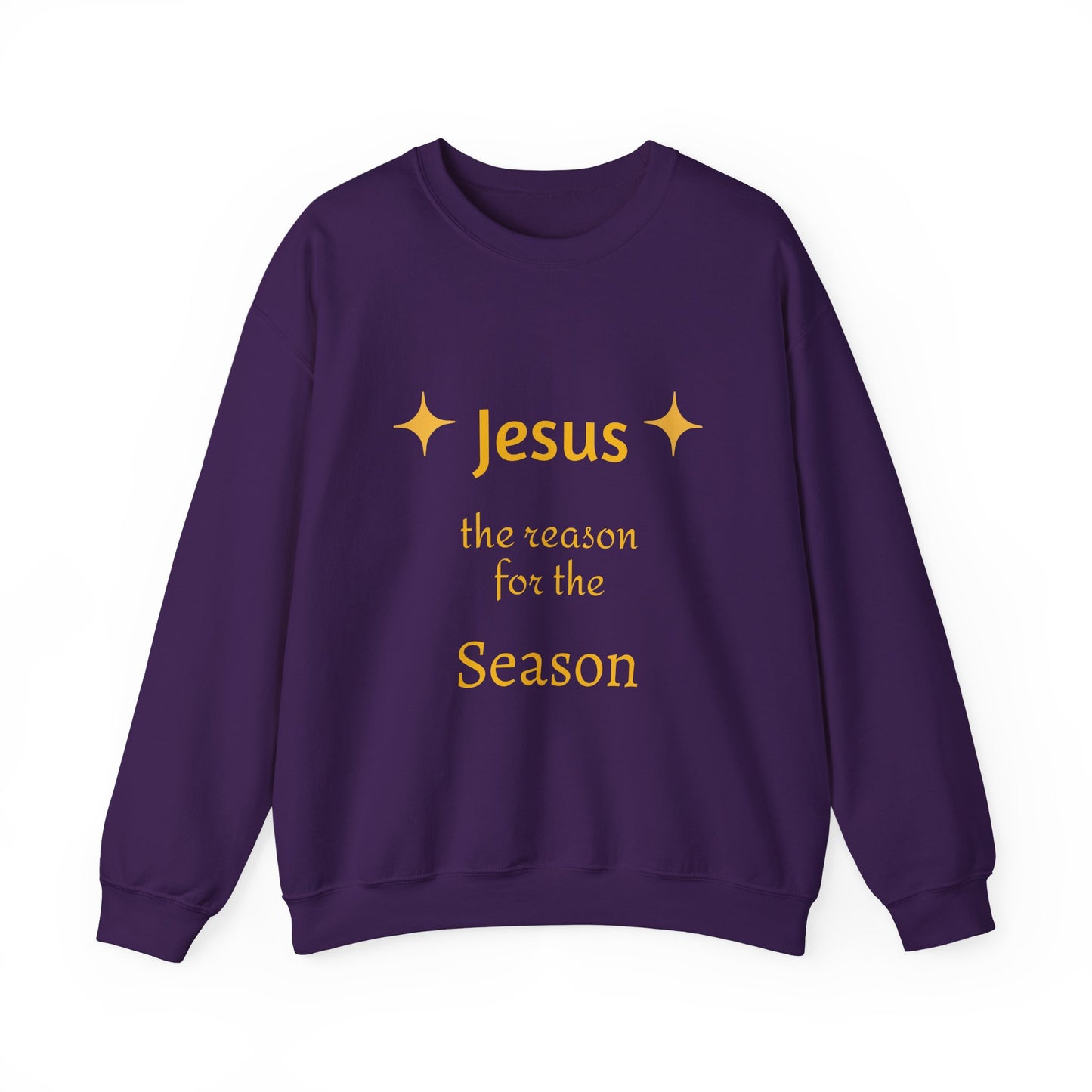Sweatshirt — "Jesus the Reason for the Season" Christmas Crewneck