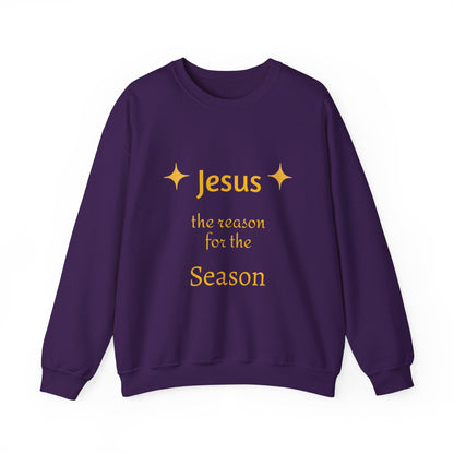 Sweatshirt — "Jesus the Reason for the Season" Christmas Crewneck
