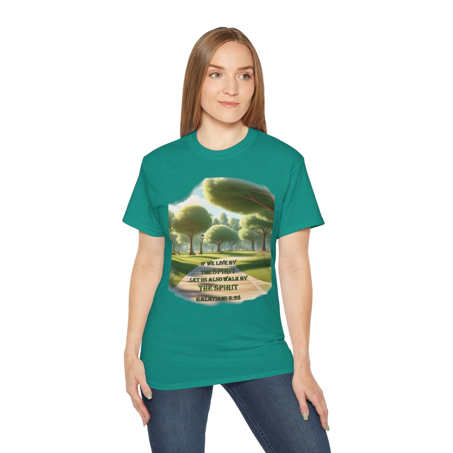 T‑Shirt — 'Walk by the Spirit' Scenic Faith Tee