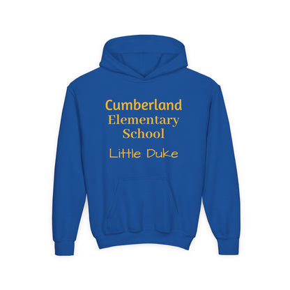 Cumberland Elementary School "Little Duke" Youth Hoodie — School Spirit Kids Sweatshirt