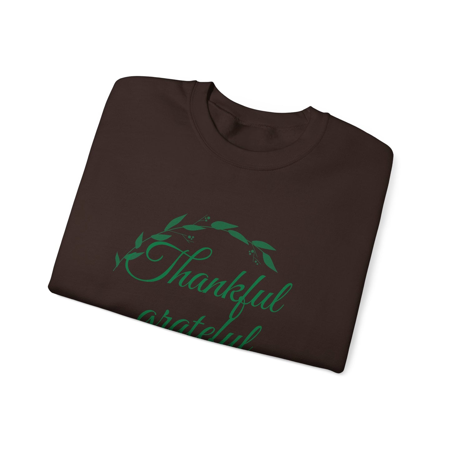 Thankful Grateful Blessed Crewneck Sweatshirt