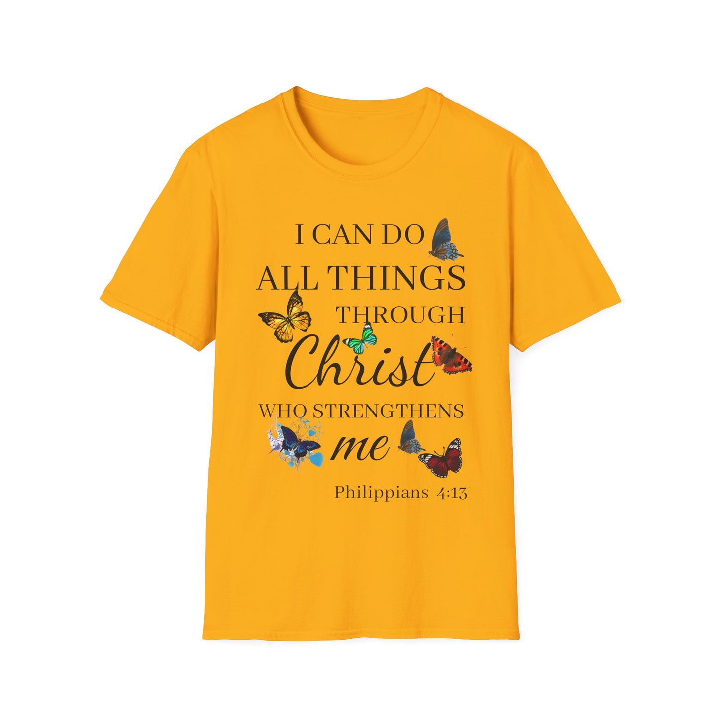 I Can Do All Things Through Christ T-Shirt — Inspirational Christian Tee
