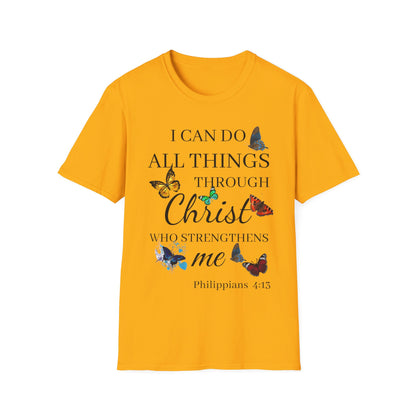 I Can Do All Things Through Christ T-Shirt — Inspirational Christian Tee