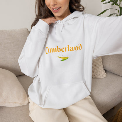 Cumberland Script Hoodie – Minimal Town Logo Pullover
