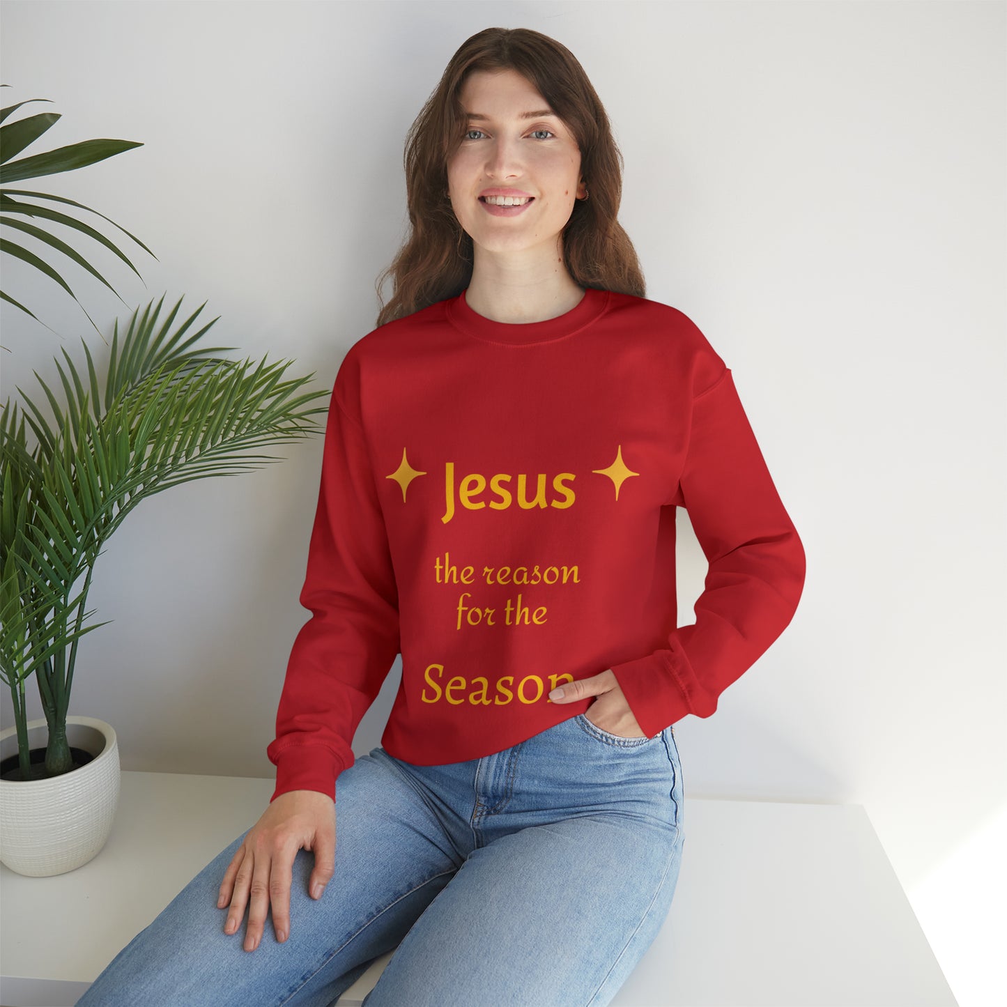 Jesus the reason for the Season Crewneck Sweatshirt