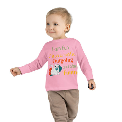 Descriptive Toddler Long Sleeve Tee