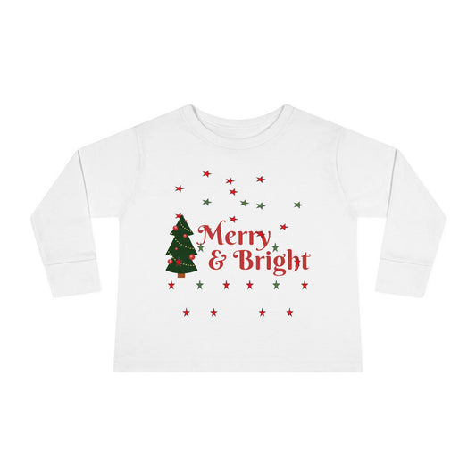Merry & Bright Toddler Long Sleeve Tee