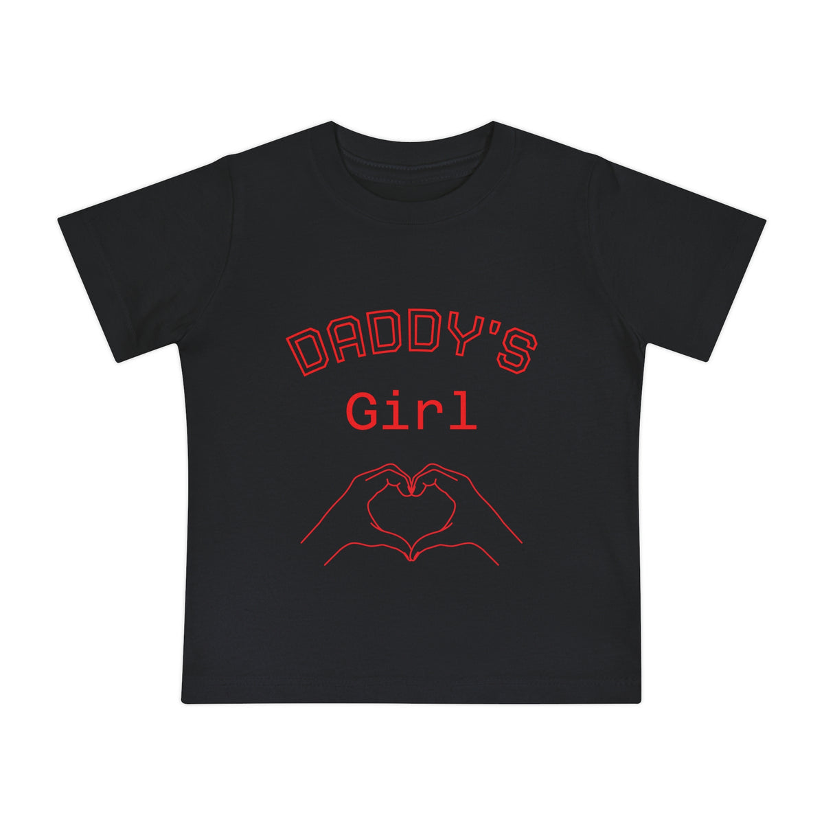 Daddy's Girl Baby T-Shirt – Heart Hands Infant Tee
