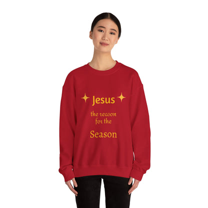 Sweatshirt — "Jesus the Reason for the Season" Christmas Crewneck