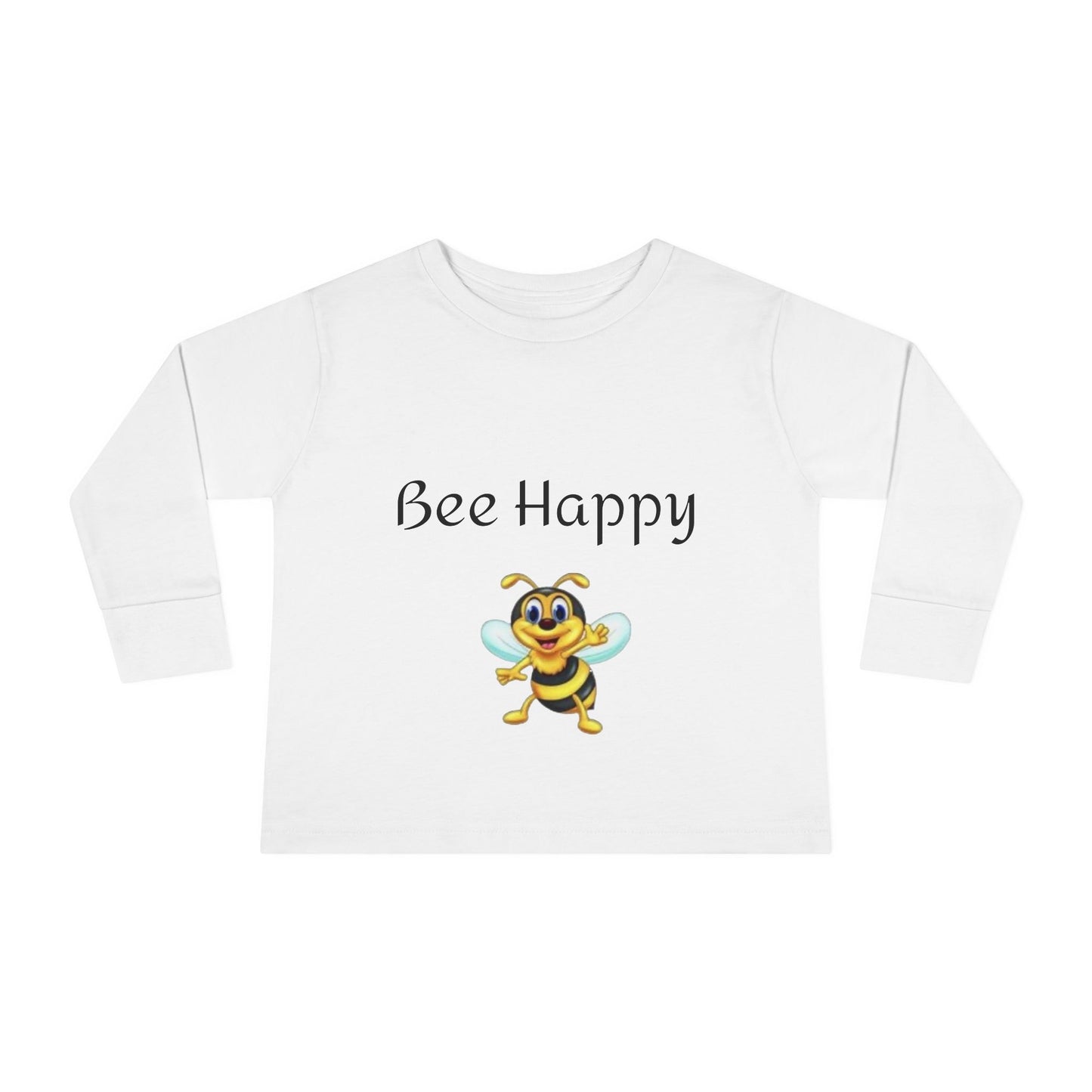 Bee Happy Toddler Long Sleeve Tee