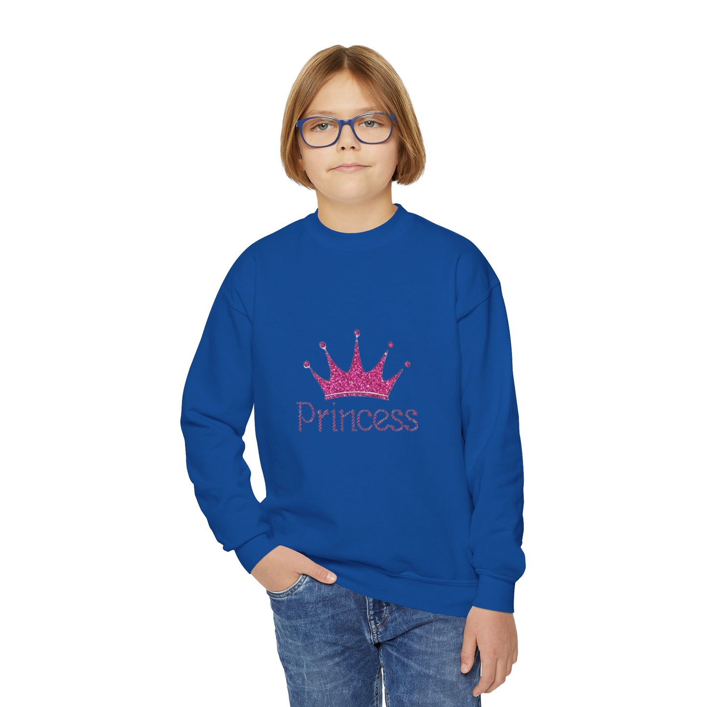 Youth Princess Crown Sweatshirt