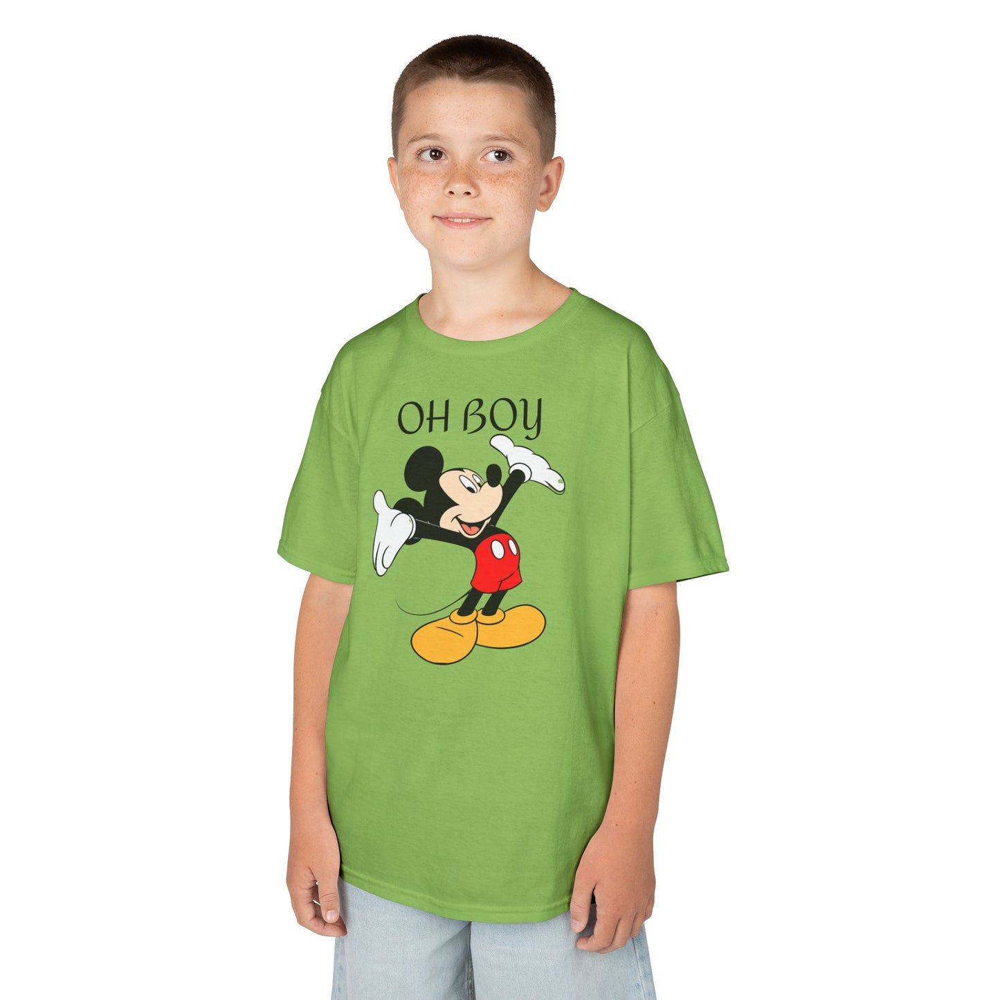 Kids Tee — "Oh Boy" Vintage Mickey Mouse Graphic