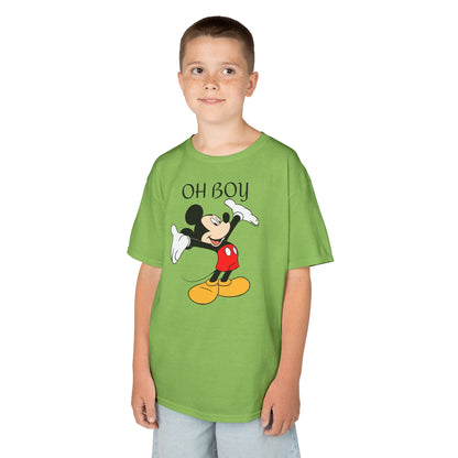 Kids Tee — "Oh Boy" Vintage Mickey Mouse Graphic