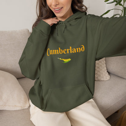 Cumberland Script Hoodie – Minimal Town Logo Pullover