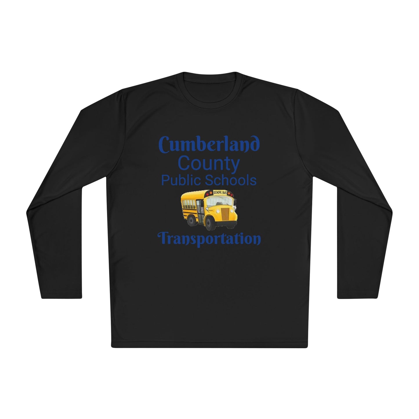 Cumberland County Public Schools Transportation Long Sleeve Tee — School Bus Staff Shirt