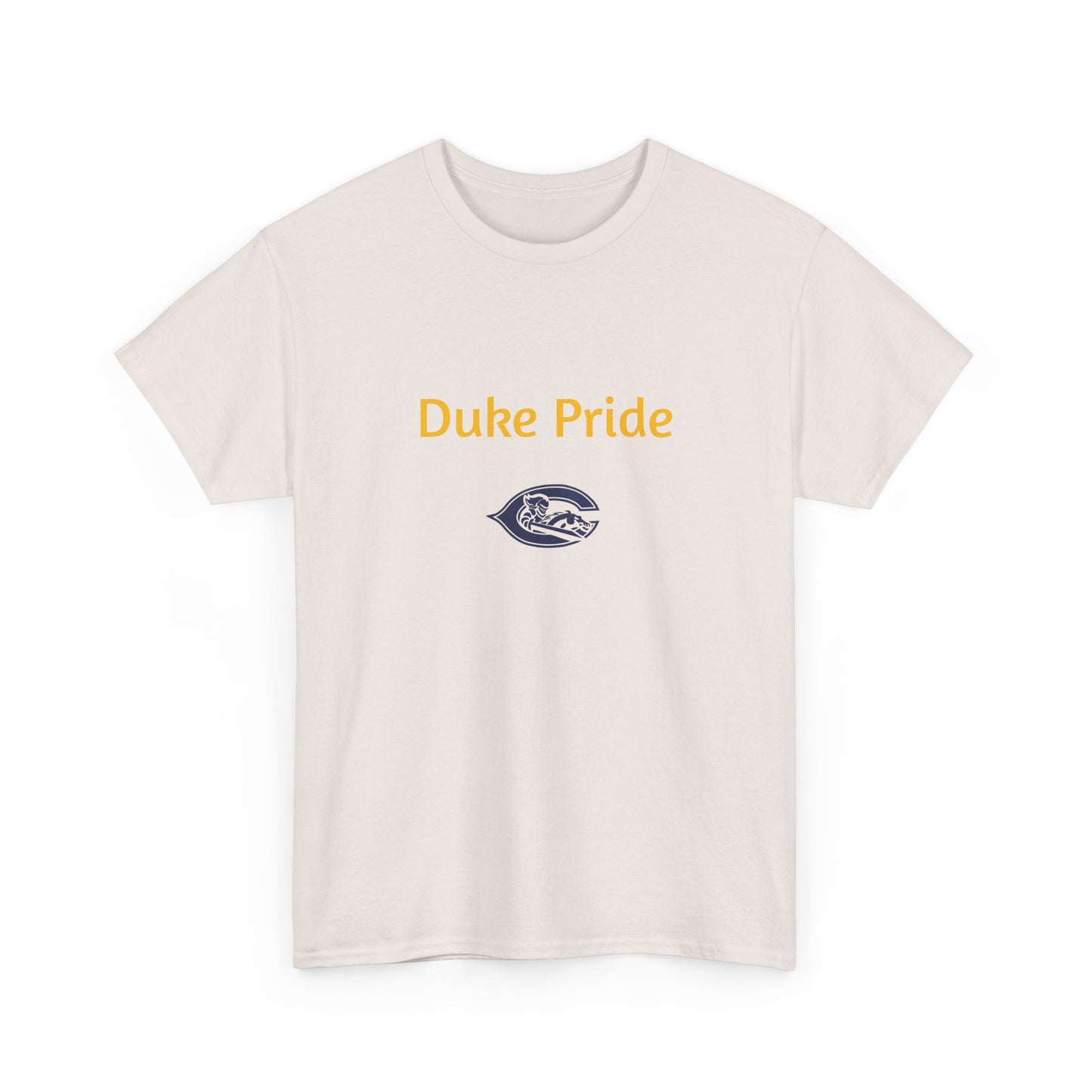 Duke Pride T-Shirt — Crew Neck Tee with Mascot Logo