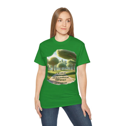 T‑Shirt — 'Walk by the Spirit' Scenic Faith Tee