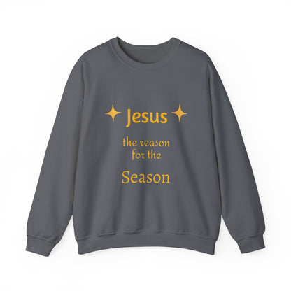 Sweatshirt — "Jesus the Reason for the Season" Christmas Crewneck