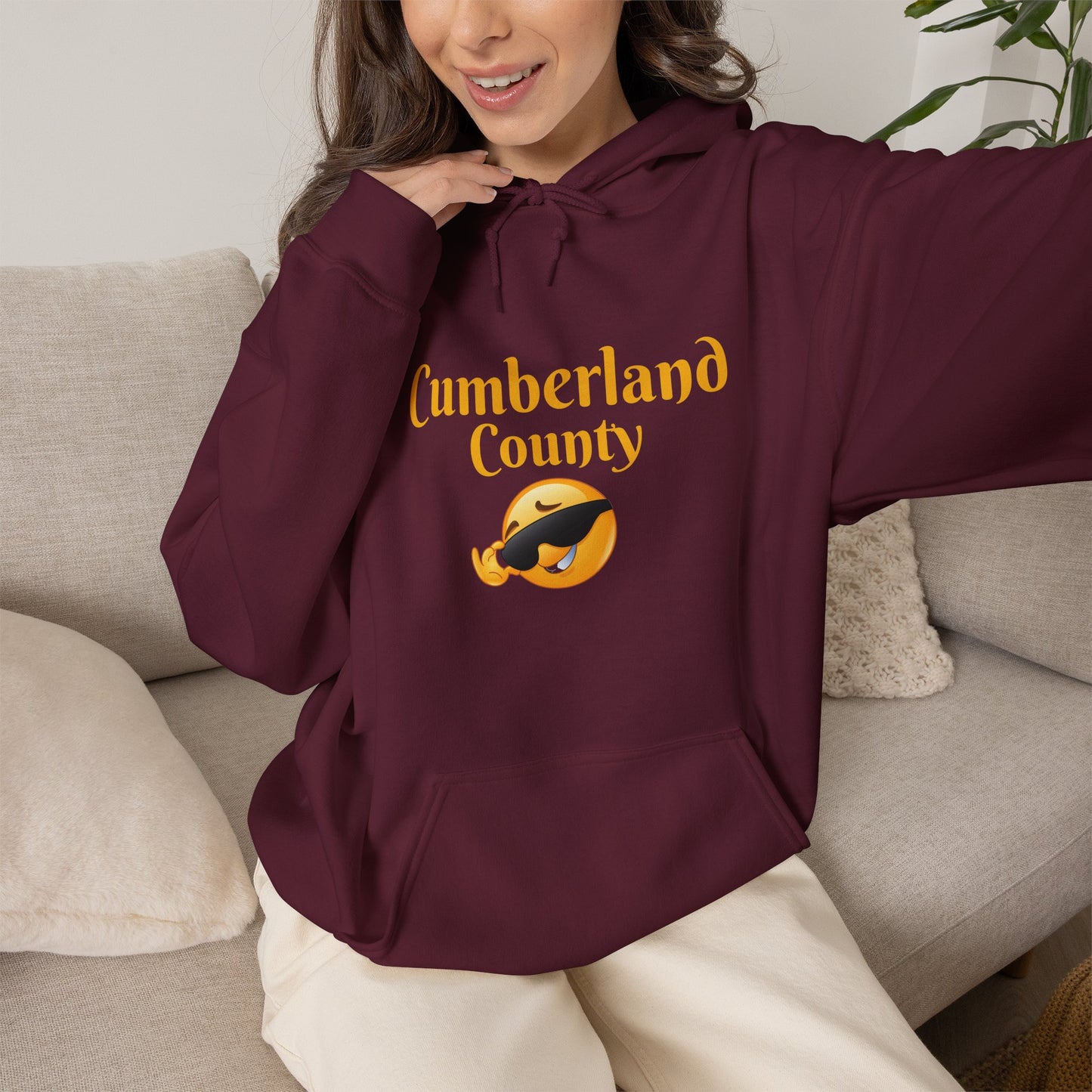 Cumberland County Hoodie – Crest Logo Pullover for Locals & Visitors