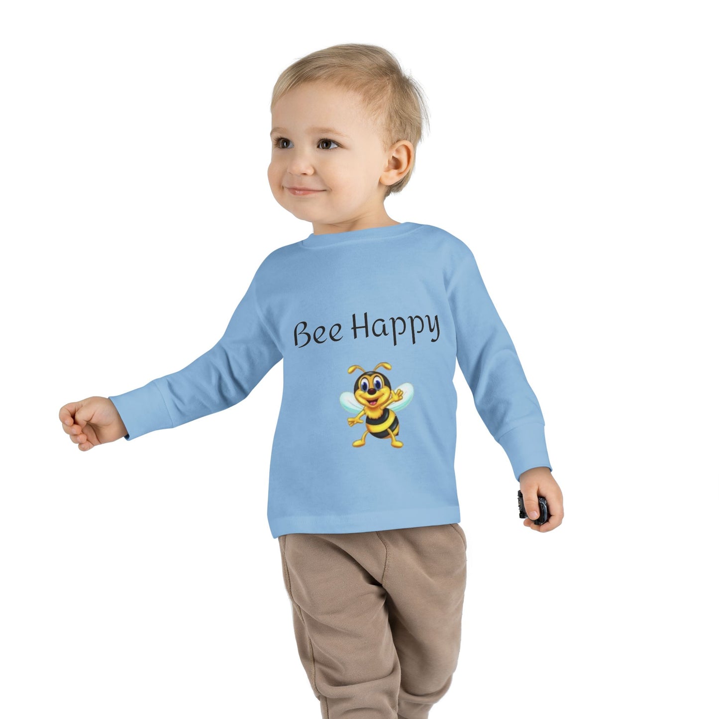 Bee Happy Toddler Long Sleeve Tee