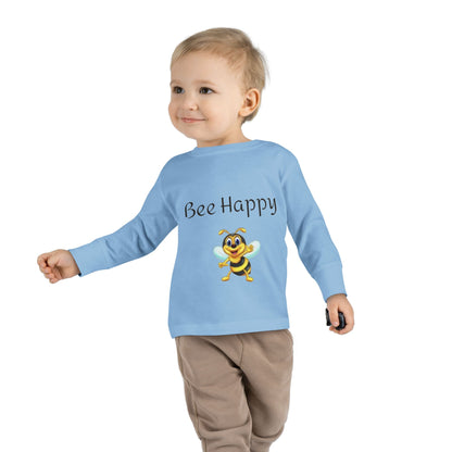 Bee Happy Toddler Long Sleeve Tee