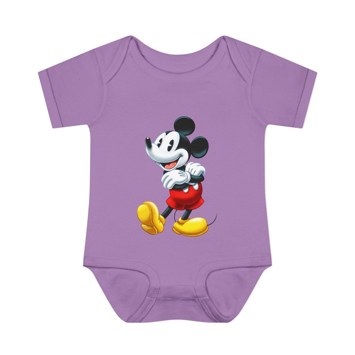 Mickey Mouse Infant Bodysuit — Classic Cartoon Baby Onesie