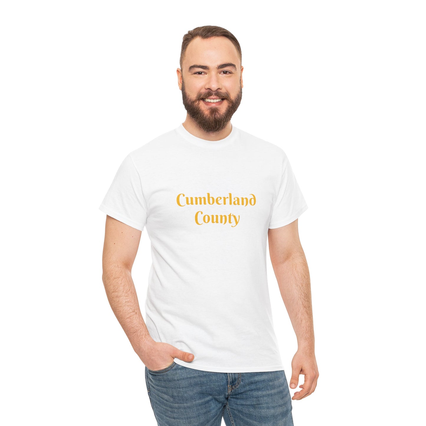 Cumberland County Minimalist Text Tee — Local Pride Shirt