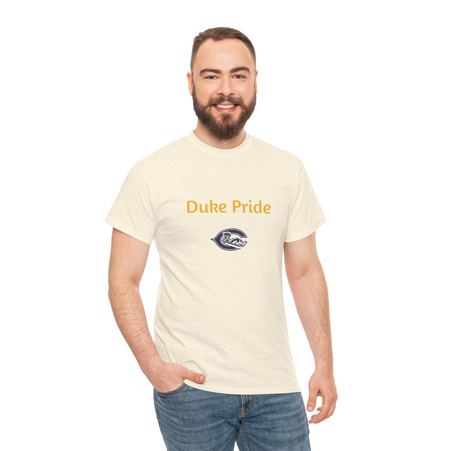 Duke Pride T-Shirt — Crew Neck Tee with Mascot Logo