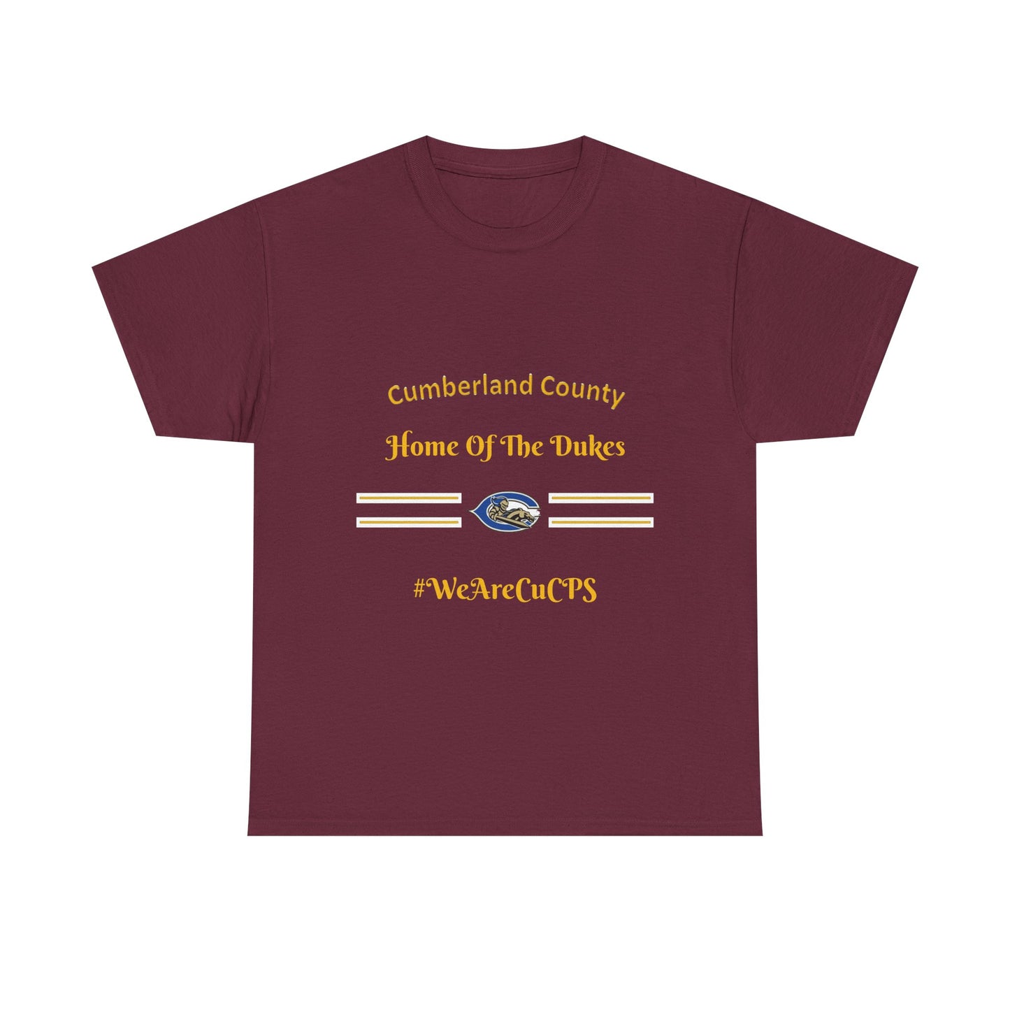 Cumberland County "Home of the Dukes" T-Shirt — #WeAreCuCPS School Spirit Tee