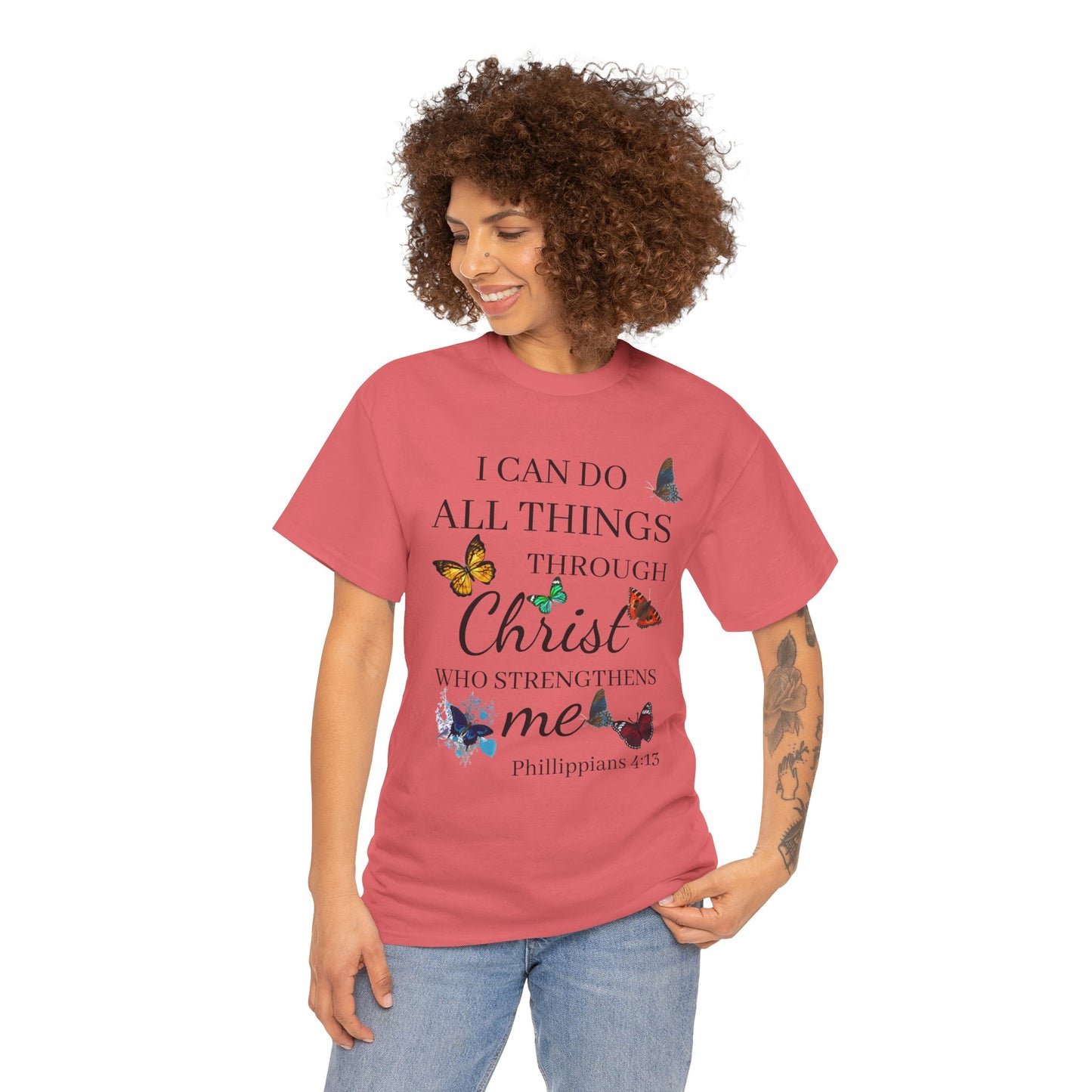 I Can Do All Things Through Christ T-Shirt — Philippians 4:13 Inspirational Christian Tee