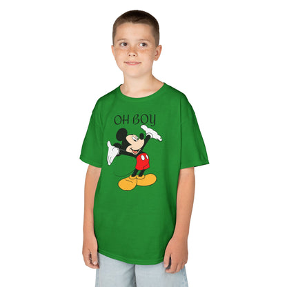 Kids Tee — "Oh Boy" Vintage Mickey Mouse Graphic