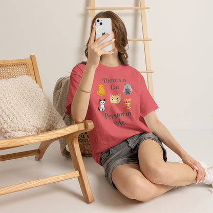 Cat Person Tee — "A Cat Person in Me" Graphic T-Shirt