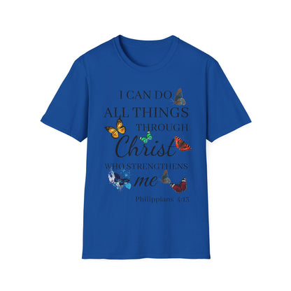 I Can Do All Things Through Christ T-Shirt — Inspirational Christian Tee