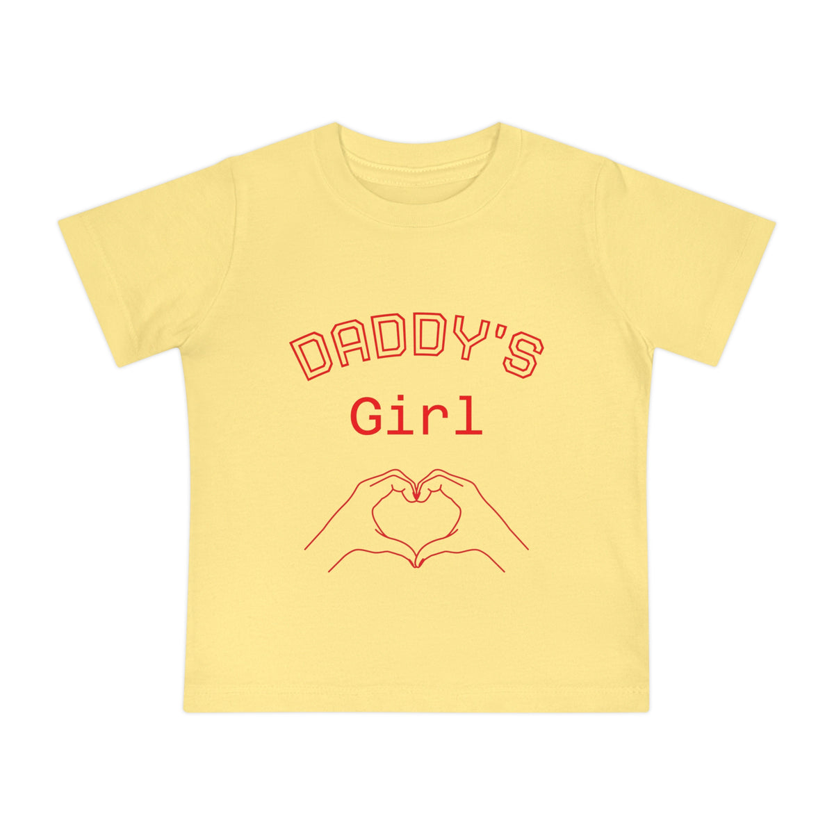 Daddy's Girl Baby T-Shirt – Heart Hands Infant Tee
