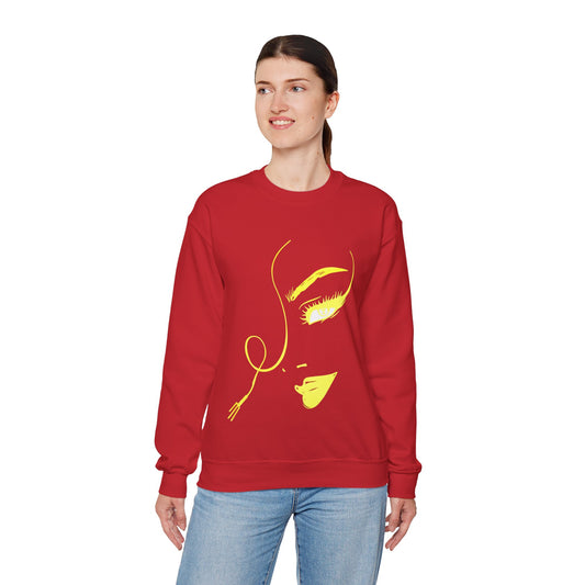 Women's Face Crewneck Sweatshirt