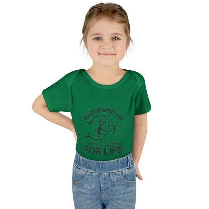 Dad and me Infant Baby Rib Bodysuit
