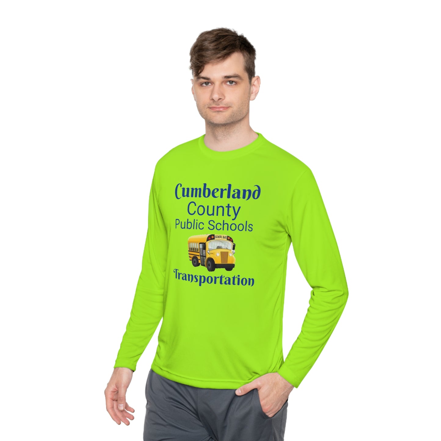 Cumberland County Public Schools Transportation Unisex Lightweight Long Sleeve Tee