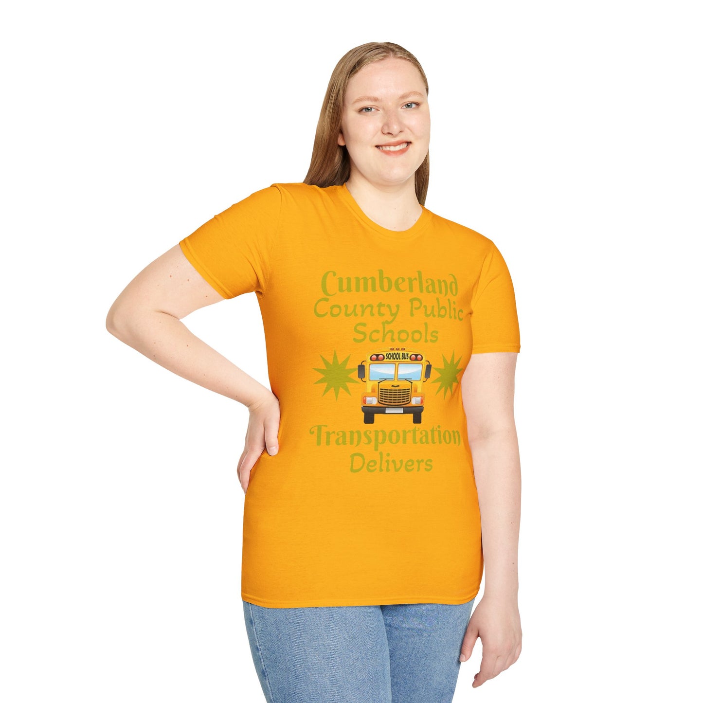 Discounted Cumberland County Public Schools Transportation Delivers T-shirt