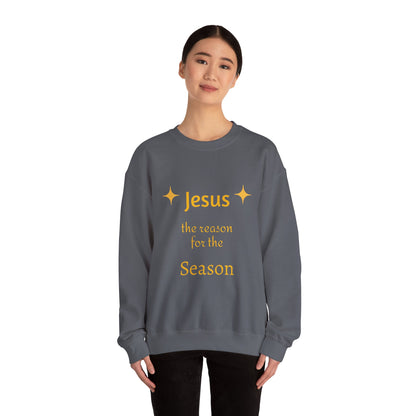 Sweatshirt — "Jesus the Reason for the Season" Christmas Crewneck