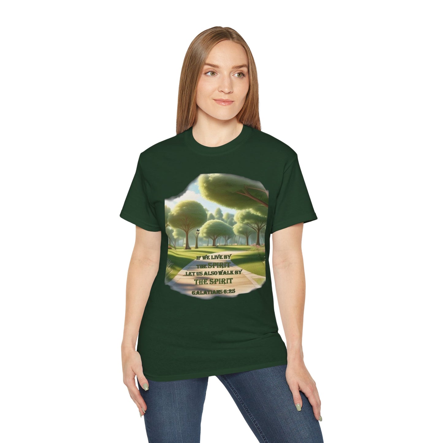 T‑Shirt — 'Walk by the Spirit' Scenic Faith Tee