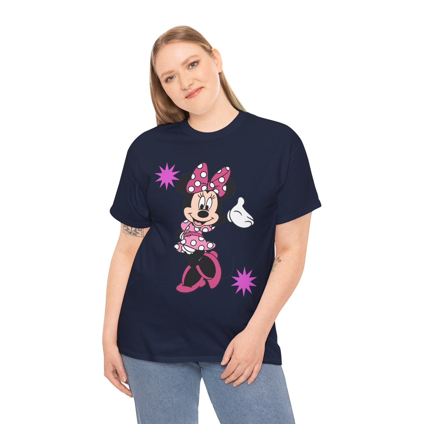 Minnie Mouse Pink Polka Dot Graphic Tee