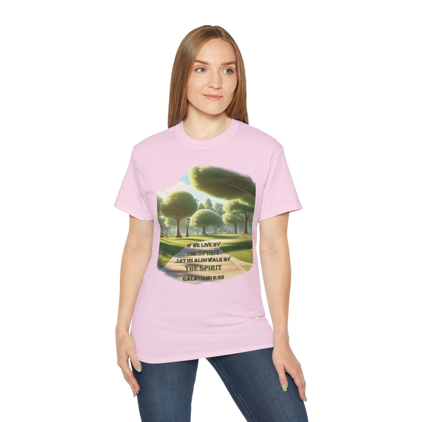 T‑Shirt — 'Walk by the Spirit' Scenic Faith Tee