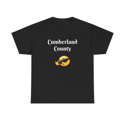 Cumberland County Emoji Tee - Cool Sunglasses Smiley Local Pride T-Shirt