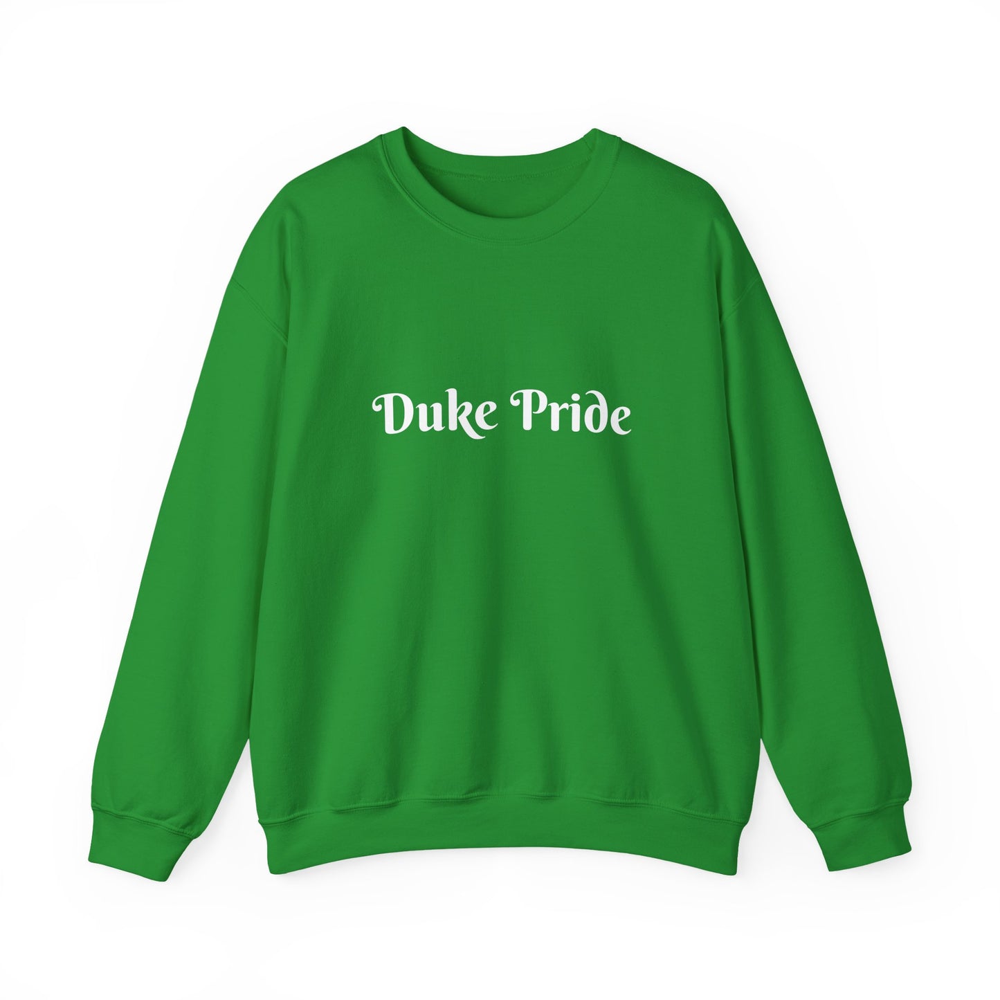 Crewneck Sweatshirt — "Duke Pride" Classic School Spirit Graphic