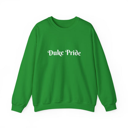 Crewneck Sweatshirt — "Duke Pride" Classic School Spirit Graphic