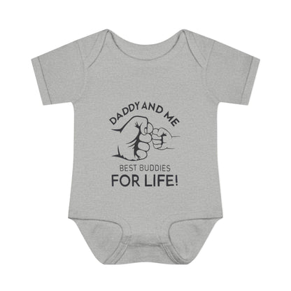 Dad and me Infant Baby Rib Bodysuit