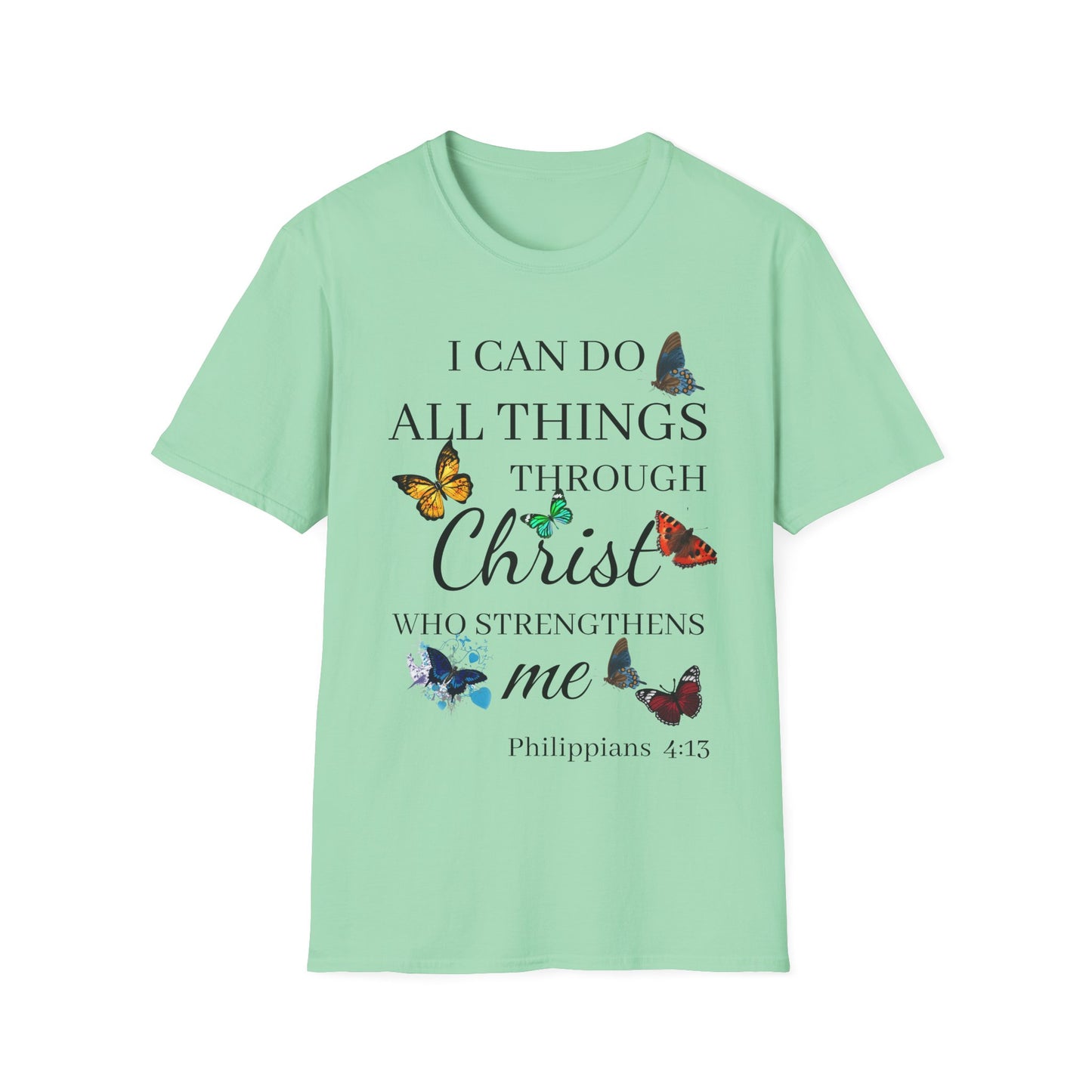 I Can Do All Things Through Christ T-Shirt — Inspirational Christian Tee